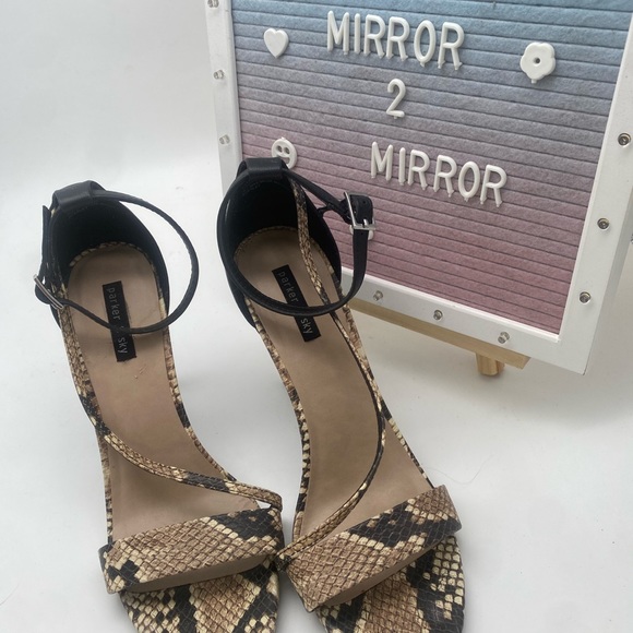 Parker Sky Snake Skin 4 inch high heels - Picture 5 of 5